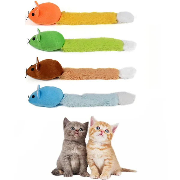 Long Tail Mouse Cat Toys Mouse Trainning Funny Playing Toys