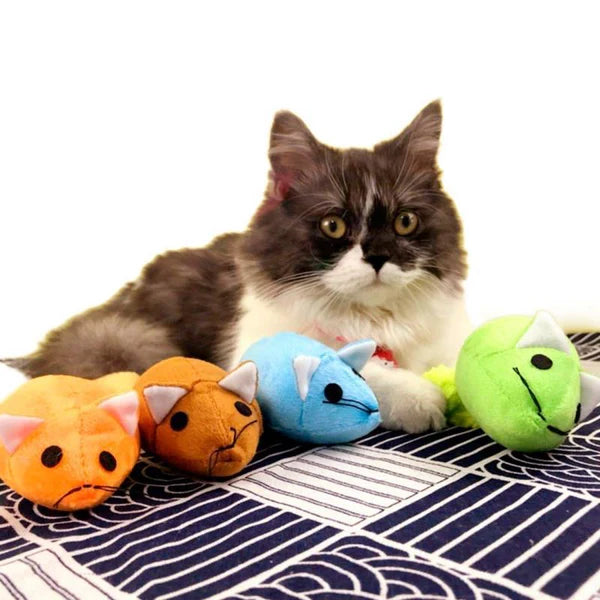 Long Tail Mouse Cat Toys Mouse Trainning Funny Playing Toys